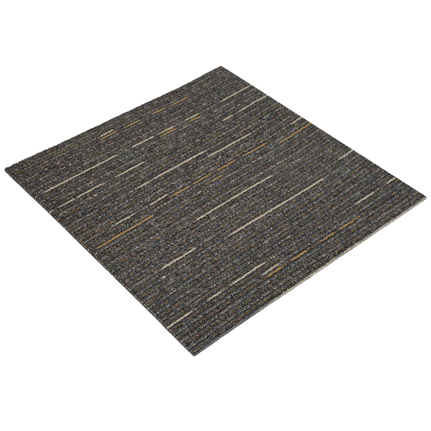Vloertegel Gestreept Lichtbruin 50 x 50 cm 36 pcs PP en Bitumen