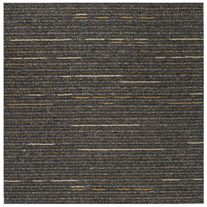 Vloertegel Gestreept Lichtbruin 50 x 50 cm 36 pcs PP en Bitumen
