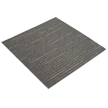 Vloertegel Gestreept Donkerbruin 50 x 50 cm 4 pcs PP en Bitumen