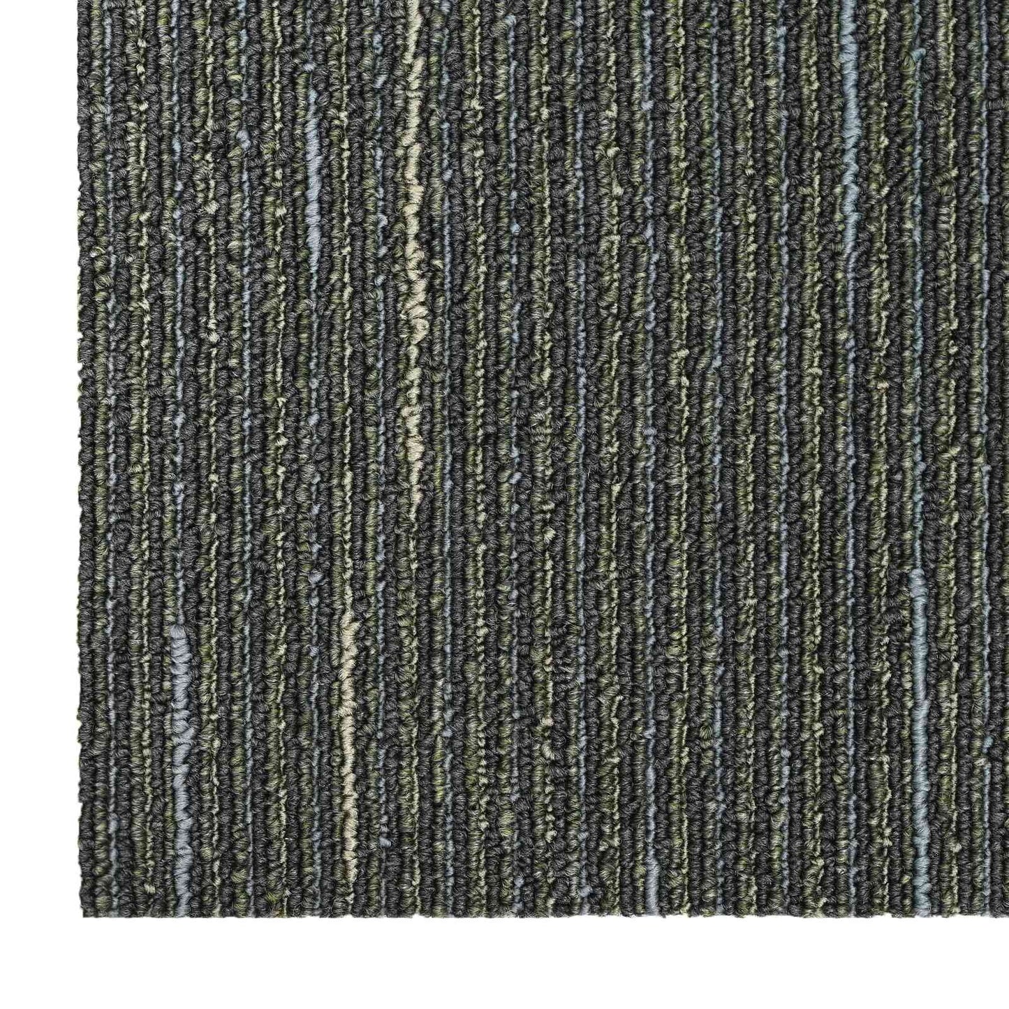 Vloertegel Gestreept Lichtgroen 50 x 50 cm 4 pcs PP en Bitumen