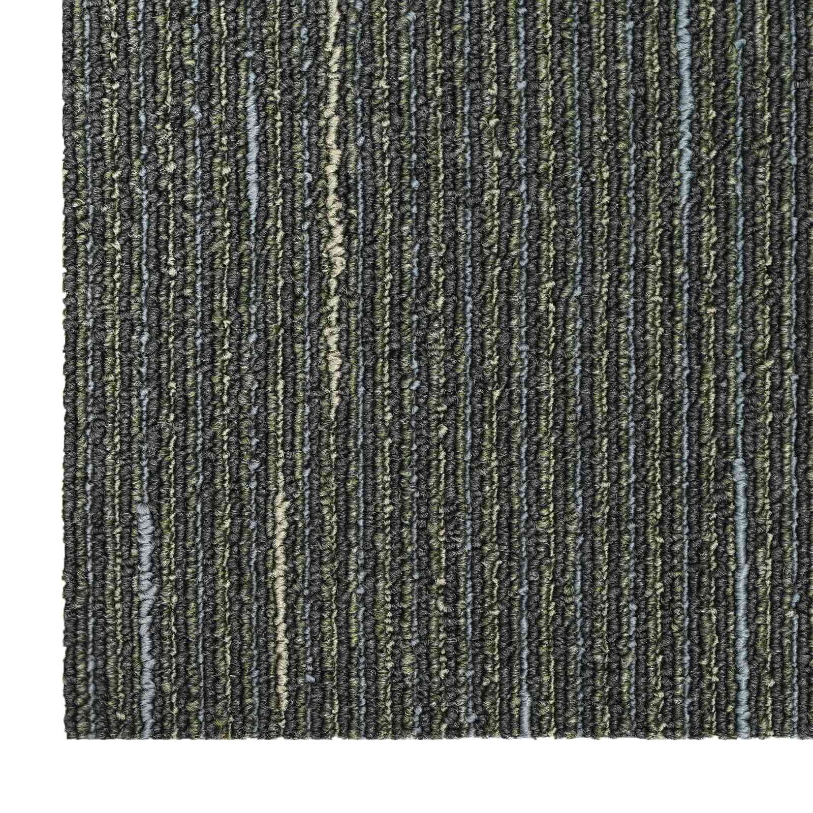 Vloertegel Gestreept Lichtgroen 50 x 50 cm 4 pcs PP en Bitumen