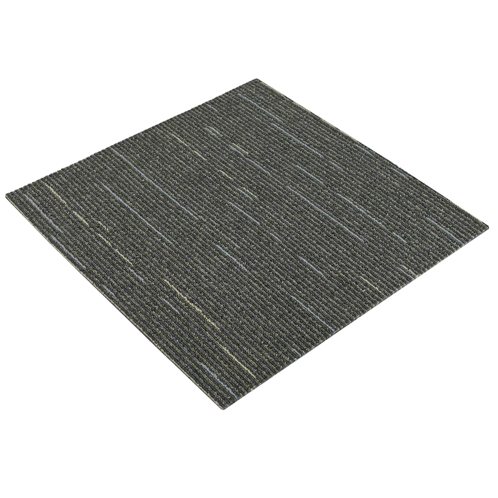 Vloertegel Gestreept Lichtgroen 50 x 50 cm 4 pcs PP en Bitumen
