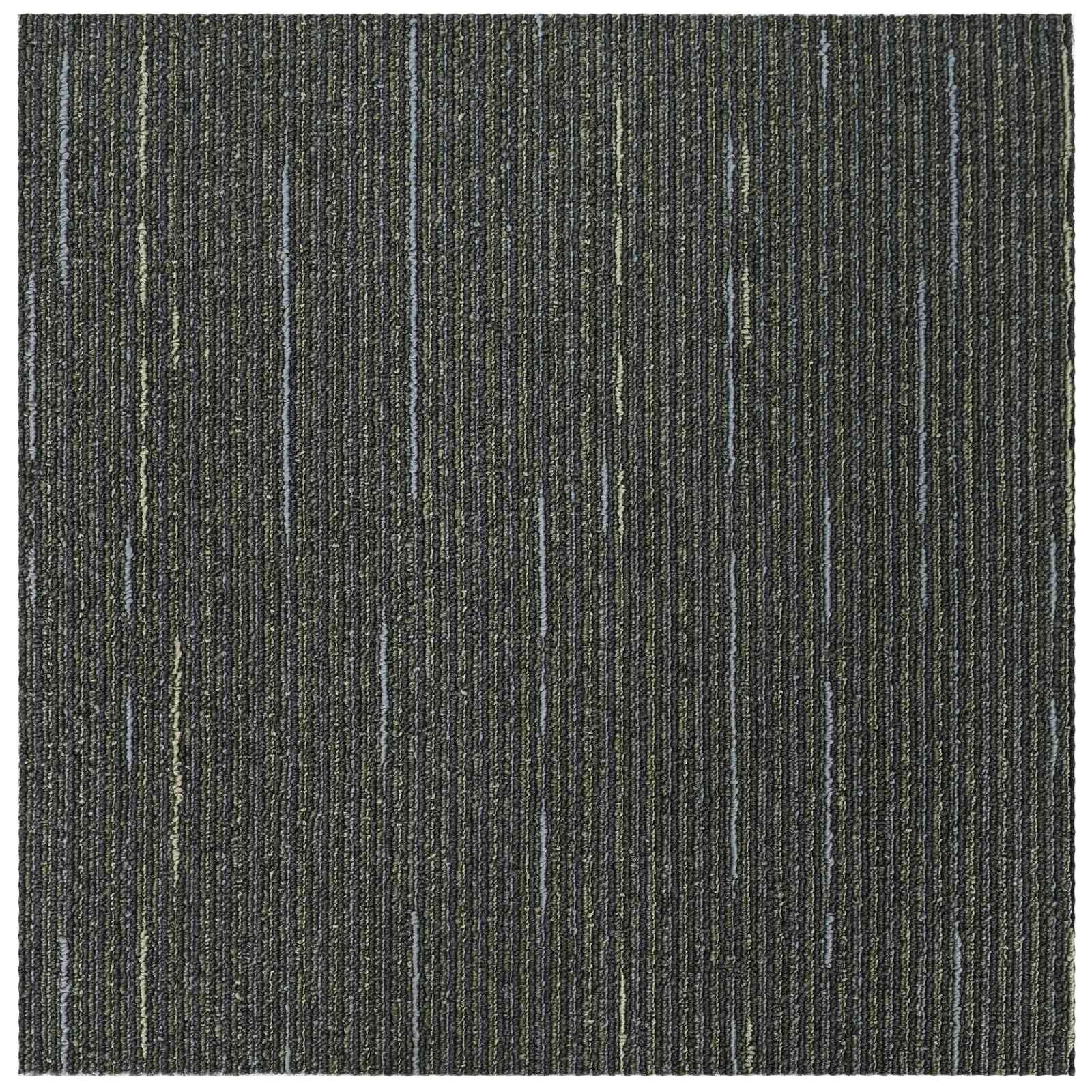 Vloertegel Gestreept Lichtgroen 50 x 50 cm 4 pcs PP en Bitumen