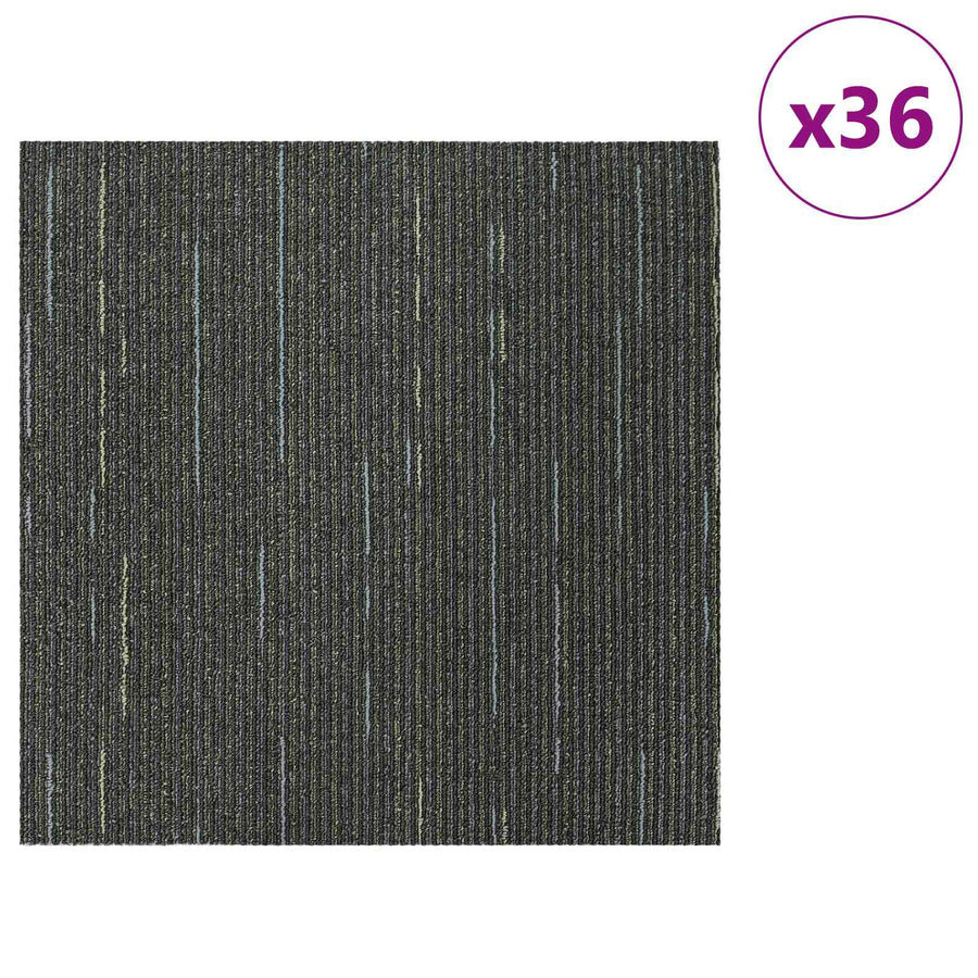 Vloertegel Gestreept Lichtgroen 50 x 50 cm 36 pcs PP en Bitumen