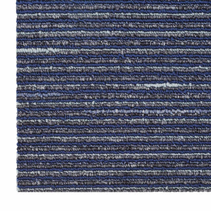 Vloertegel Gestreept Blauw 50 x 50 cm 36 pcs PP en Bitumen