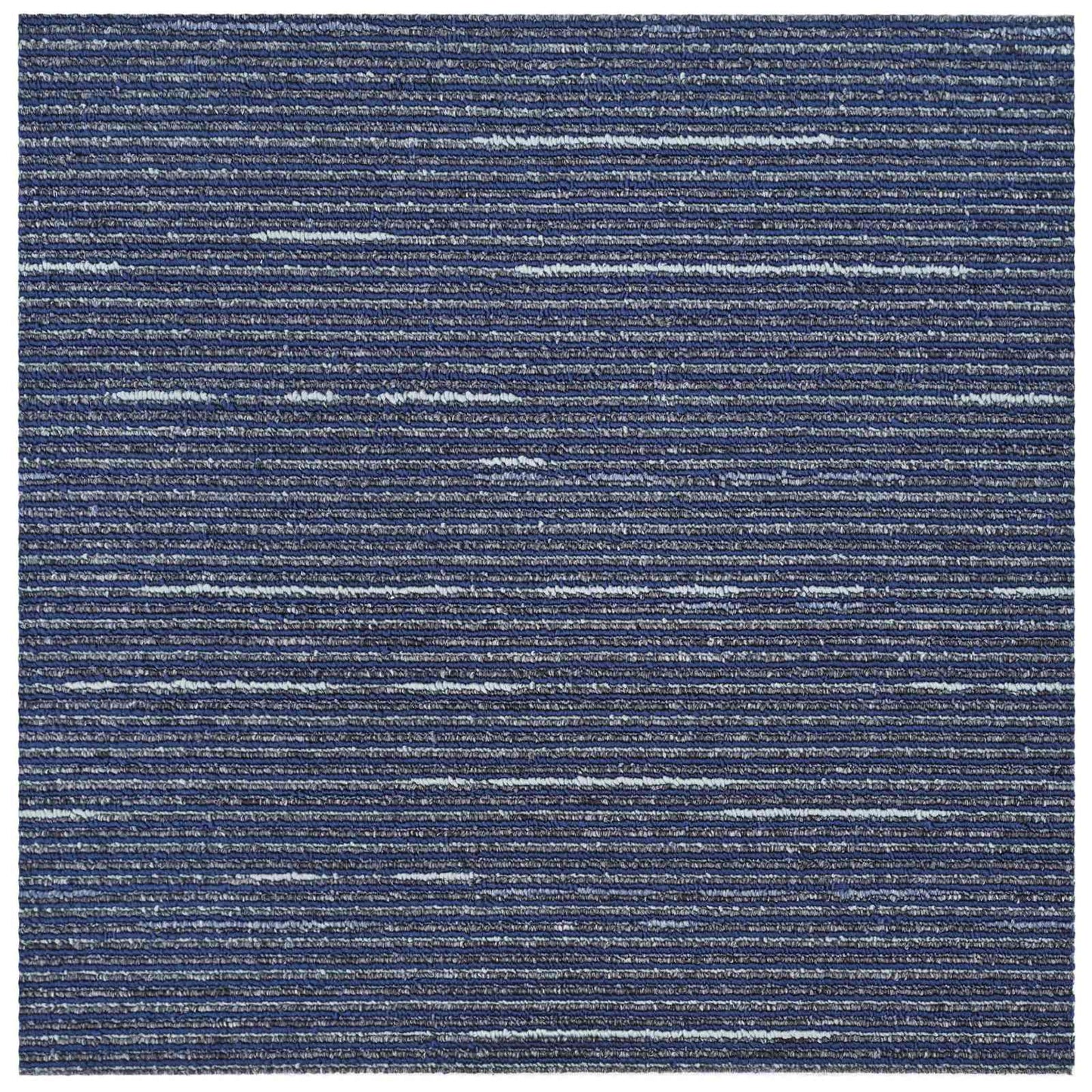 Vloertegel Gestreept Blauw 50 x 50 cm 36 pcs PP en Bitumen