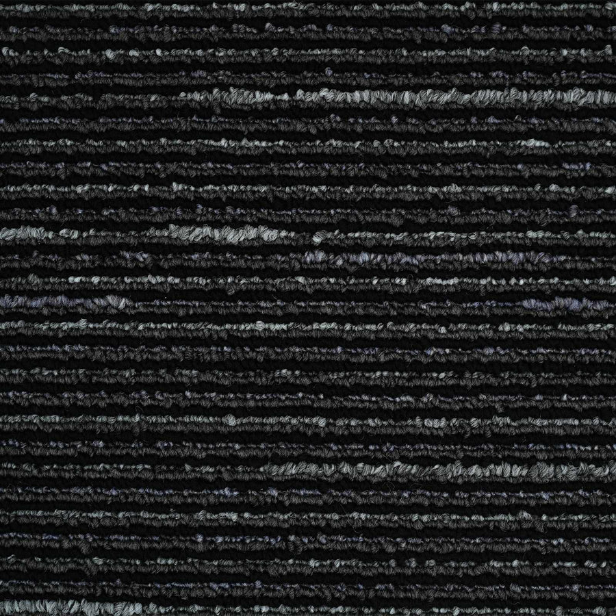 Vloertegel Gestreept Zwart 50 x 50 cm 4 pcs PP en Bitumen