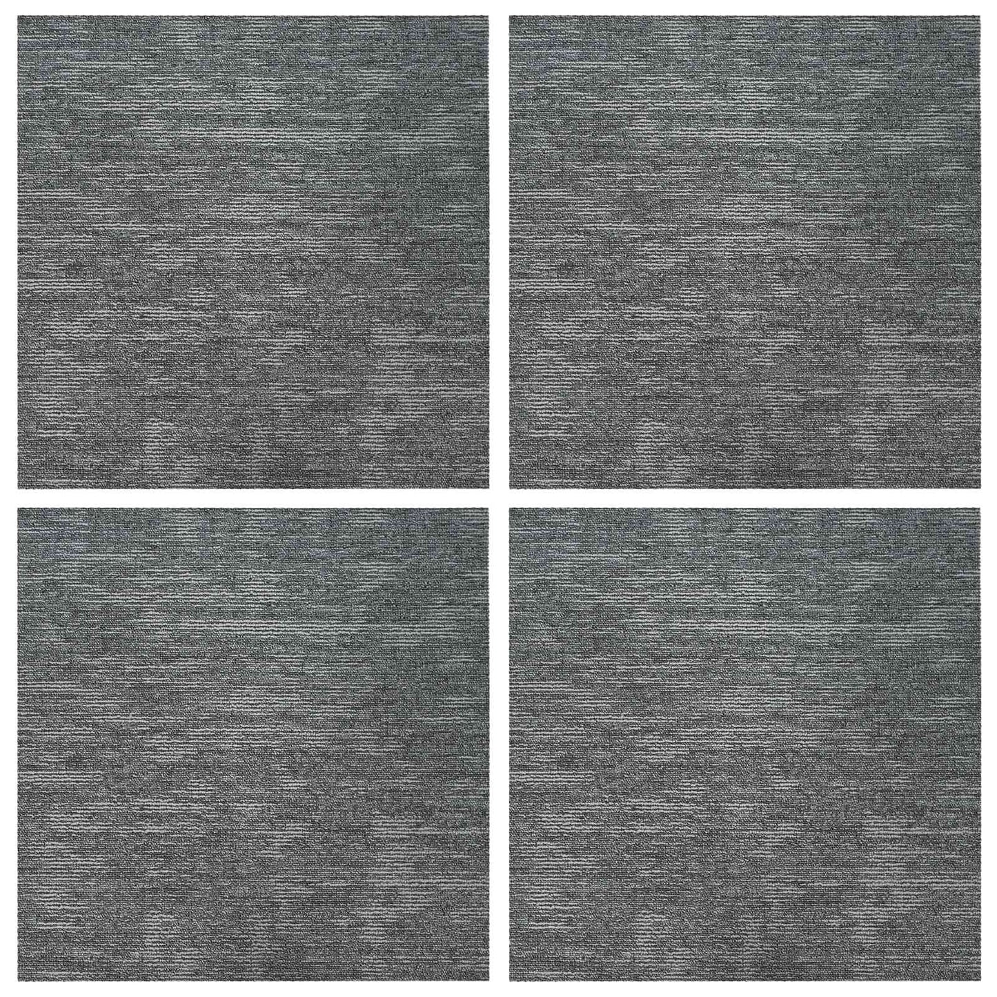 Vloertegel Rockgrijs 50 x 50 cm 4 pcs PP en Bitumen