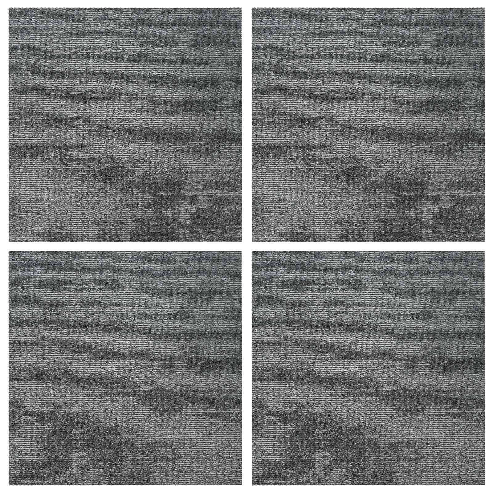 Vloertegel Rockgrijs 50 x 50 cm 4 pcs PP en Bitumen