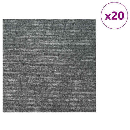 Vloertegel Rockgrijs 50 x 50 cm 20 pcs PP en Bitumen