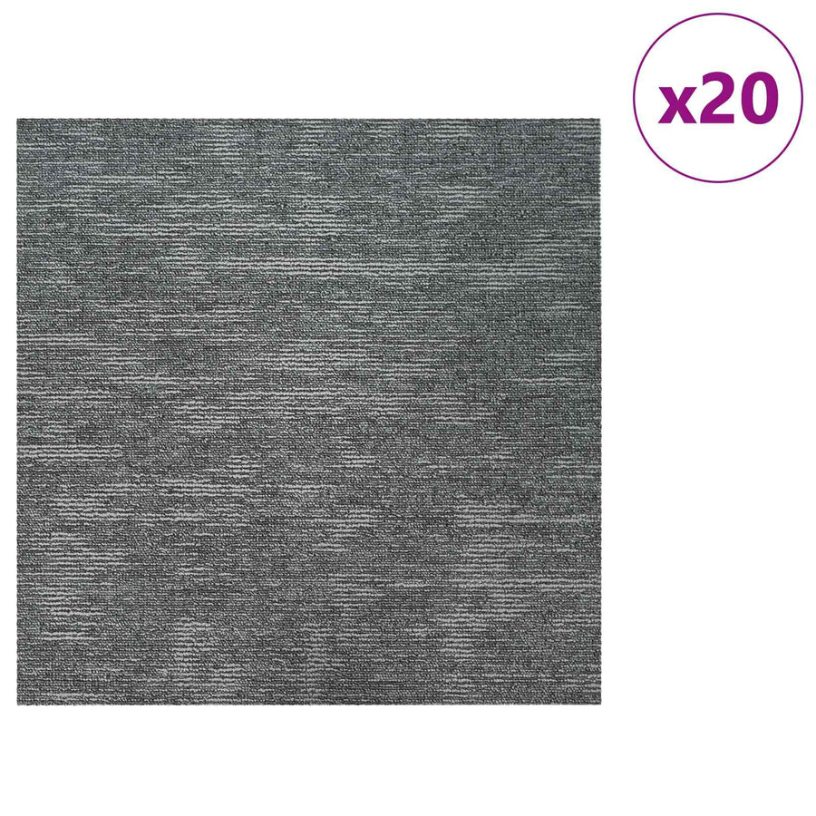 Vloertegel Rockgrijs 50 x 50 cm 20 pcs PP en Bitumen