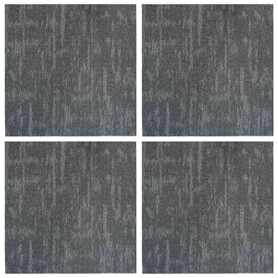 Vloertegel Betongrijs 50 x 50 cm 4 pcs PP en Bitumen