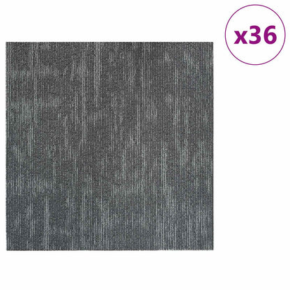 Vloertegel Betongrijs 50 x 50 cm 36 pcs PP en Bitumen