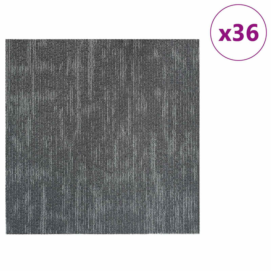 Vloertegel Betongrijs 50 x 50 cm 36 pcs PP en Bitumen