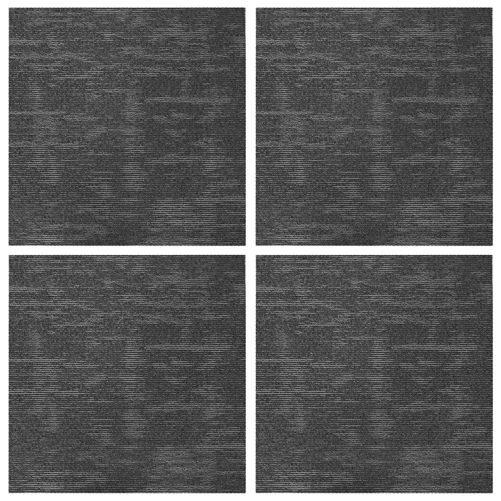 Vloertegel Antracietgrijs 50 x 50 cm 4 pcs PP en Bitumen