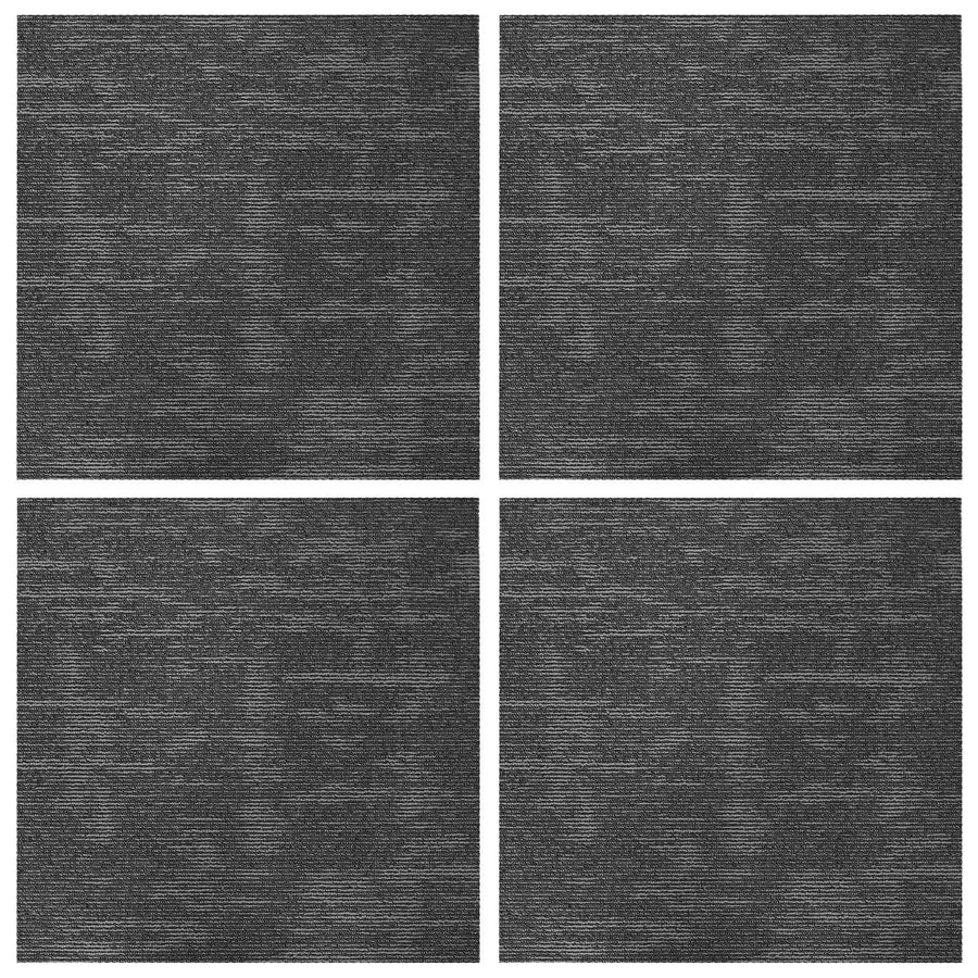 Vloertegel Antracietgrijs 50 x 50 cm 4 pcs PP en Bitumen