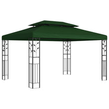 Prieel 3,97 x 2,96 x 2,68 m Groen Polyester en staal