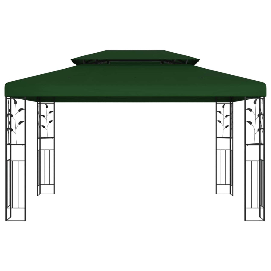 Prieel 3,97 x 2,96 x 2,68 m Groen Polyester en staal