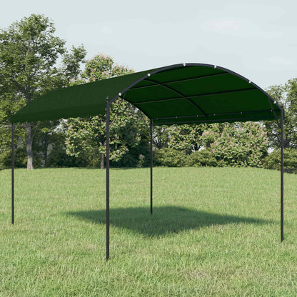 Paviljoen 4 x 3 x 2,6 m Groen Polyester en staal