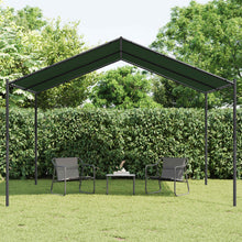 Paviljoen 4 x 4 x 2,6 m Taupe Polyester en staal