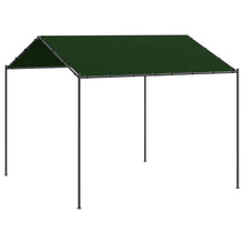 Paviljoen 4 x 4 x 2,6 m Taupe Polyester en staal