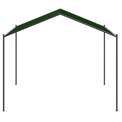 Paviljoen 4 x 4 x 2,6 m Taupe Polyester en staal