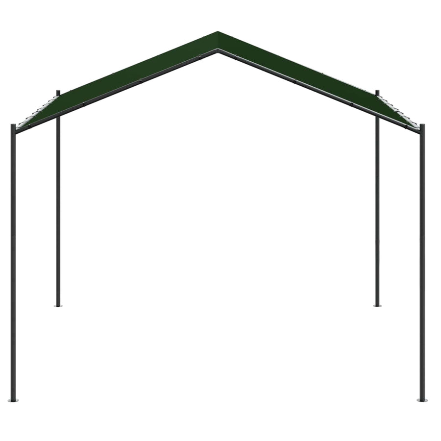 Paviljoen 4 x 4 x 2,6 m Taupe Polyester en staal