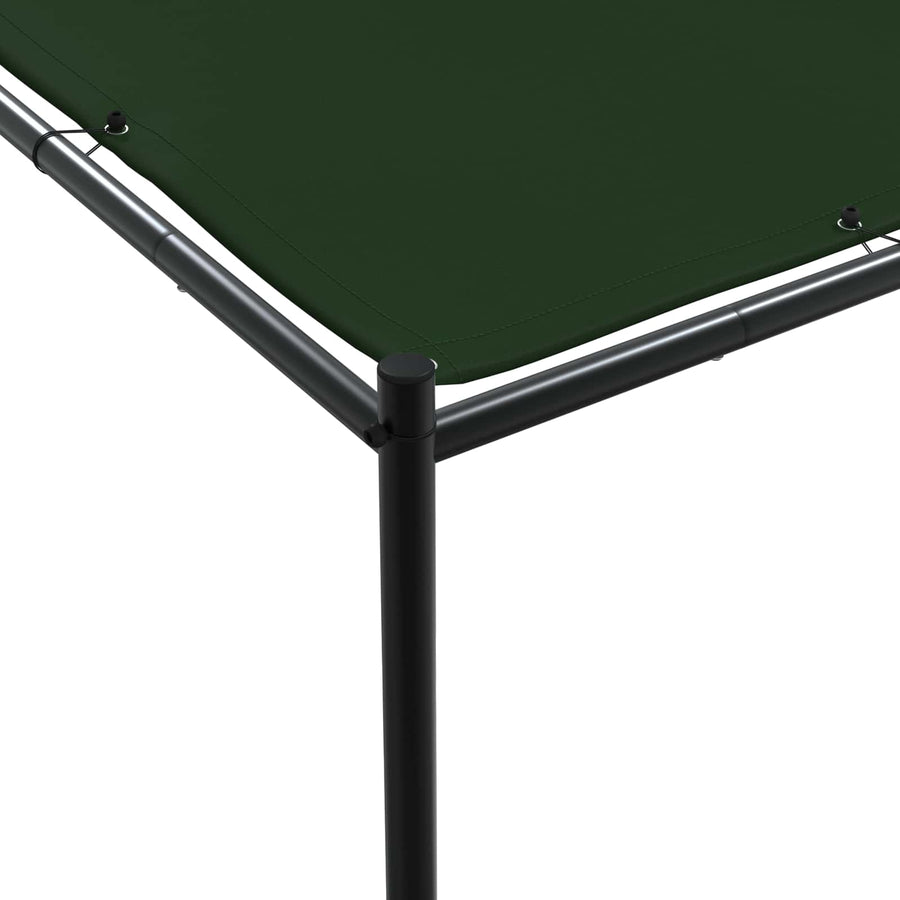 Paviljoen 4 x 3,98 x 2,67 m Groen Polyester en staal
