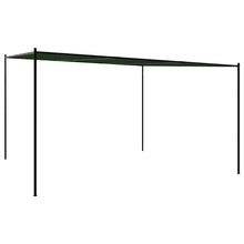 Paviljoen 4 x 3,98 x 2,67 m Groen Polyester en staal