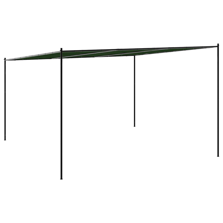 Paviljoen 4 x 3,98 x 2,67 m Groen Polyester en staal