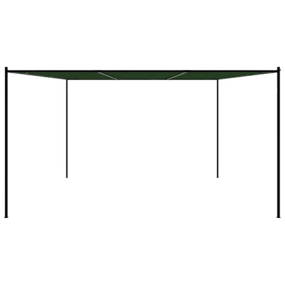 Paviljoen 4 x 3,98 x 2,67 m Groen Polyester en staal