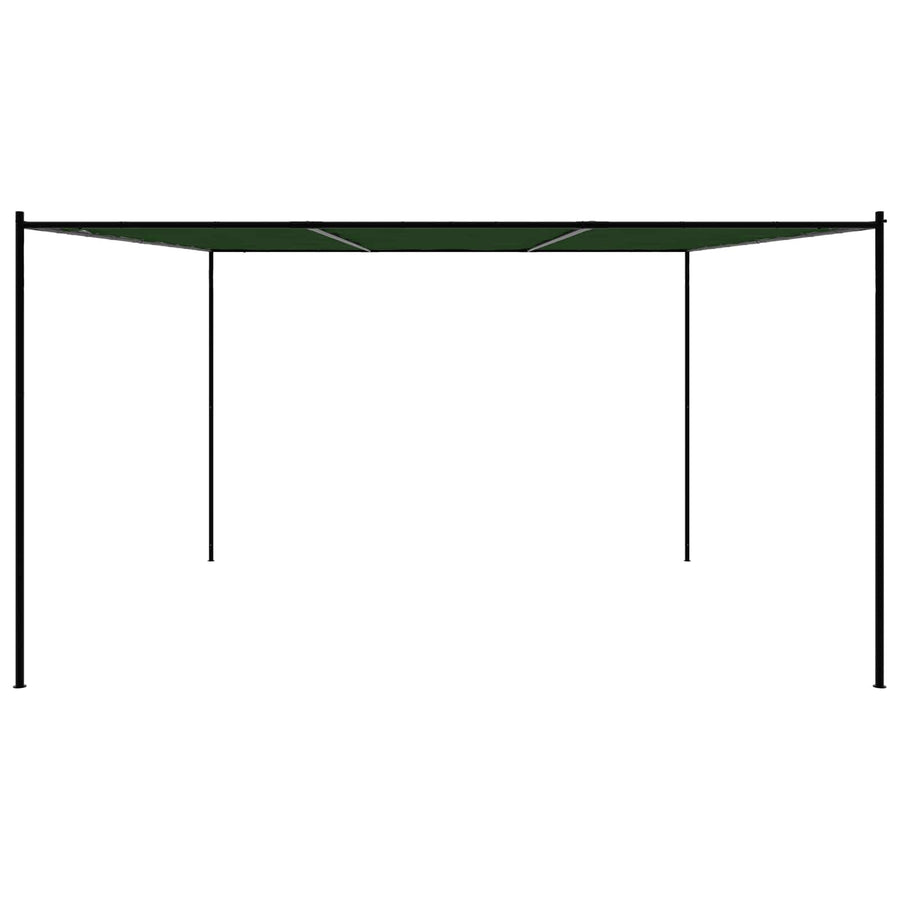 Paviljoen 4 x 3,98 x 2,67 m Groen Polyester en staal
