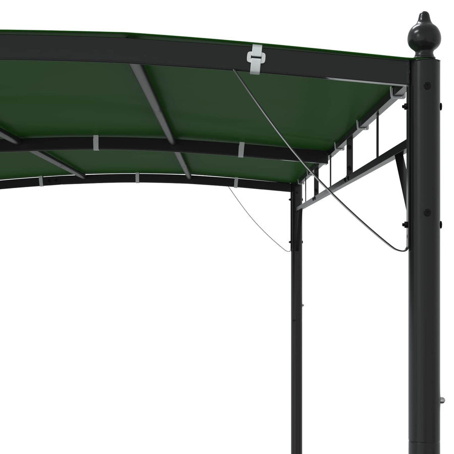Prieel 3 x 3 x 2,55 m Groen Stof en Aluminium 180