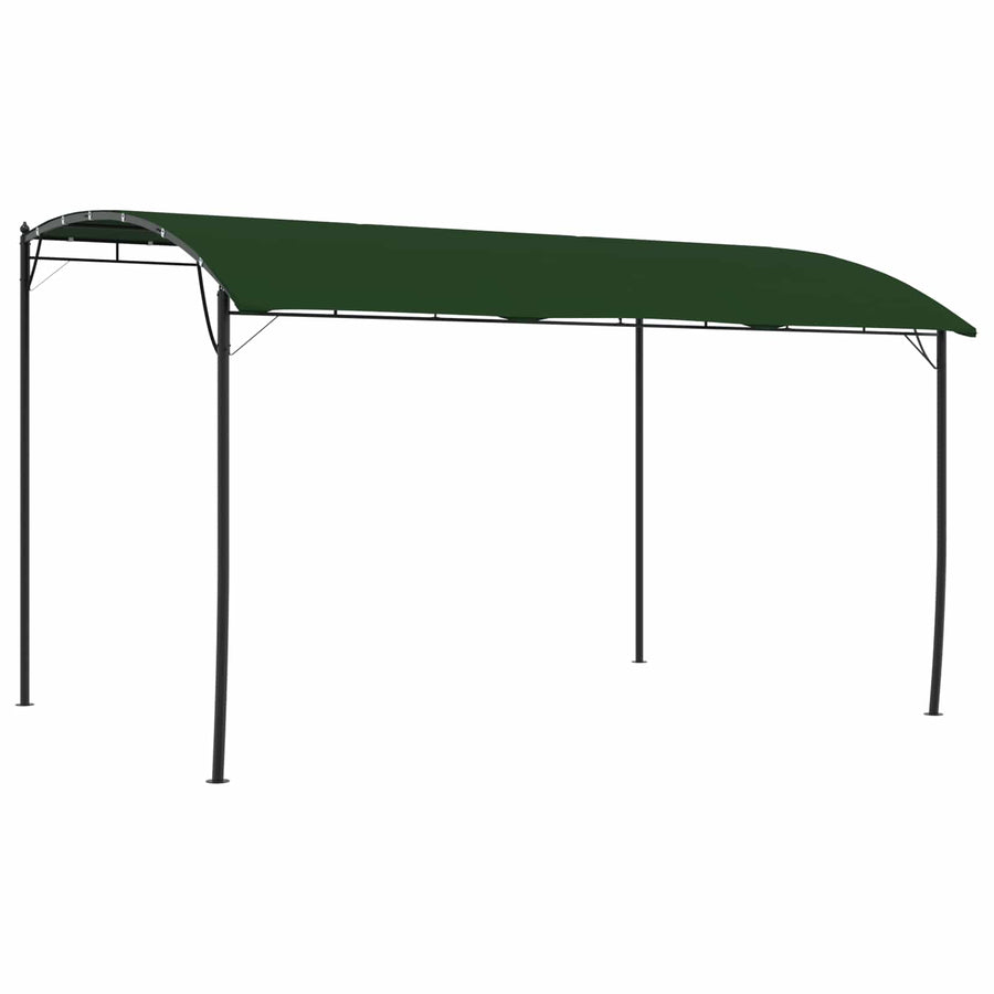 Prieel 4 x 3 x 2,55 m Groen Stof en Aluminium 180