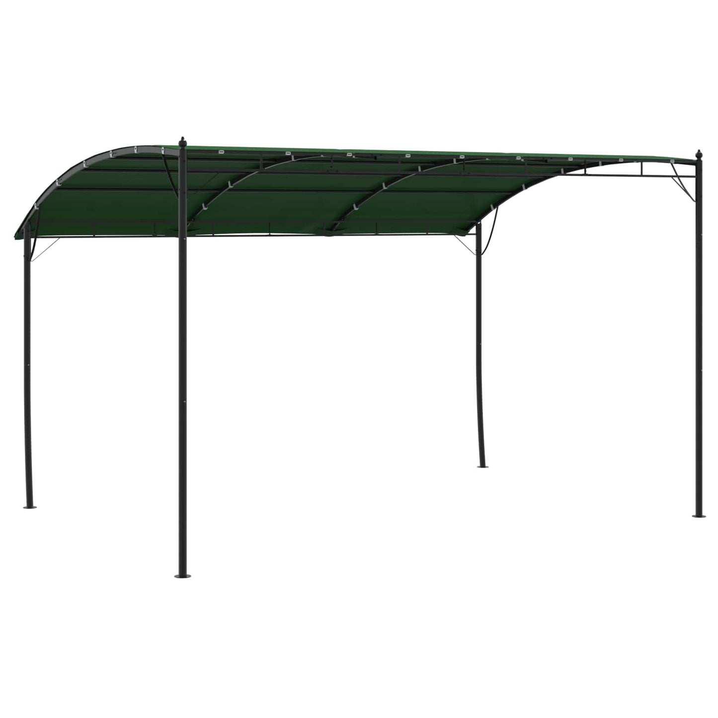 Prieel 4 x 3 x 2,55 m Groen Stof en Aluminium 180
