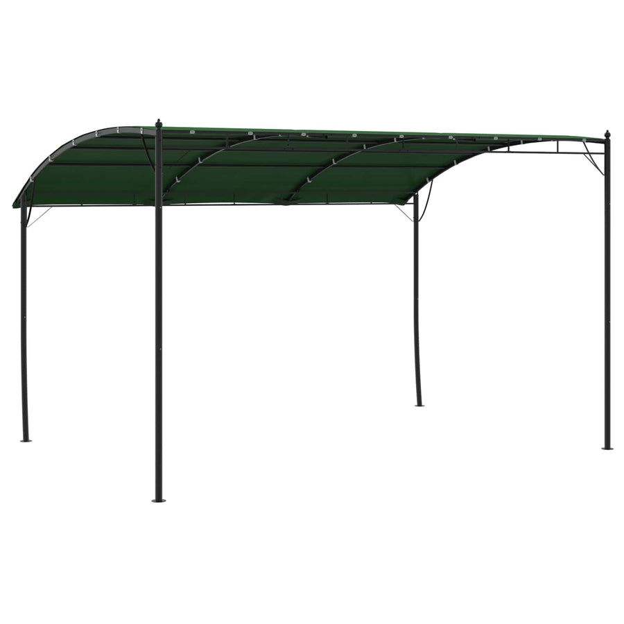 Prieel 4 x 3 x 2,55 m Groen Stof en Aluminium 180