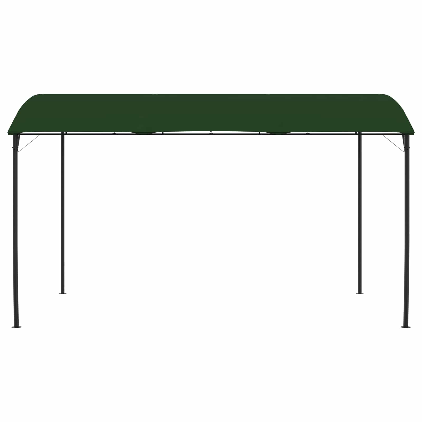 Prieel 4 x 3 x 2,55 m Groen Stof en Aluminium 180