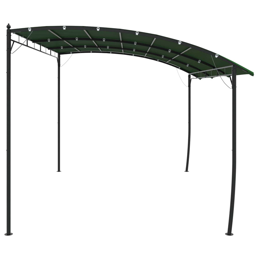 Prieel 4 x 3 x 2,55 m Groen Stof en Aluminium 180