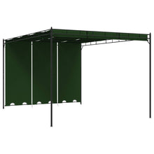 Prieel 4 x 3 x 2,3 m Groen Polyester en staal