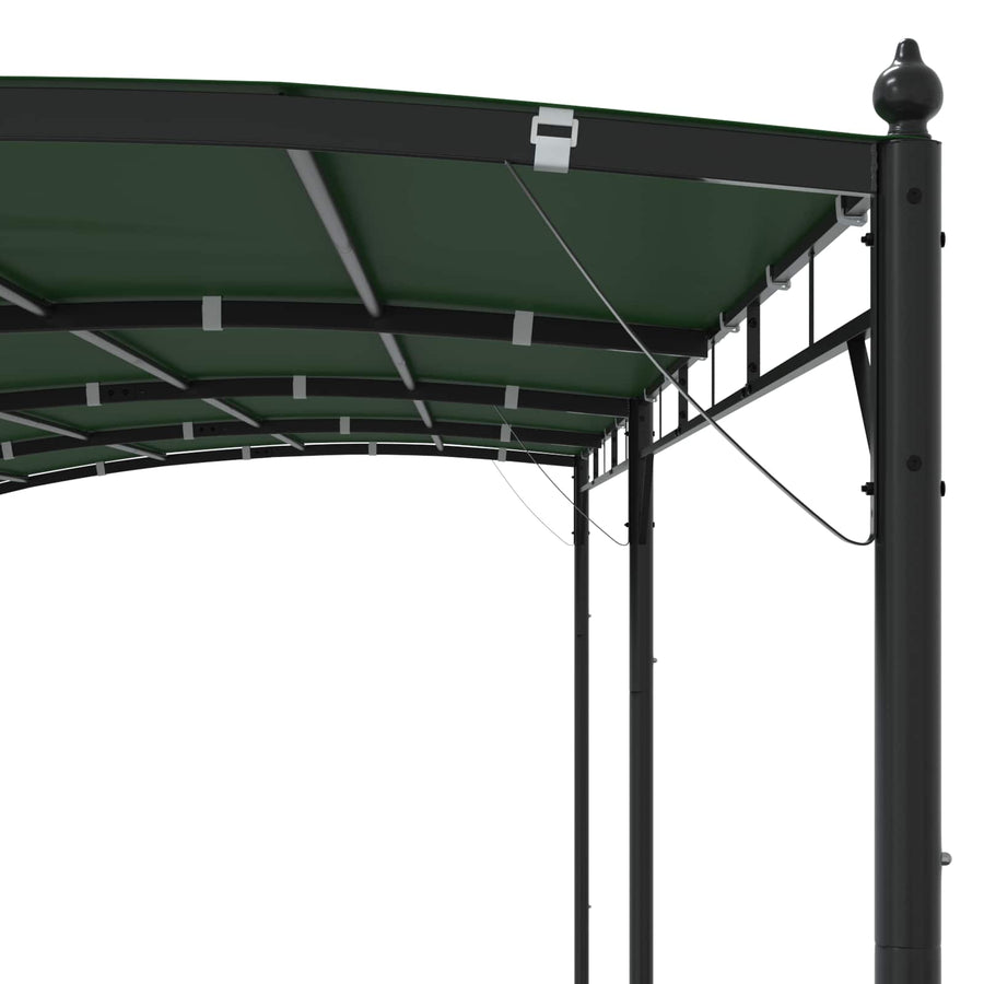 Prieel 6 x 3 x 2,55 m Groen Stof en Aluminium 180