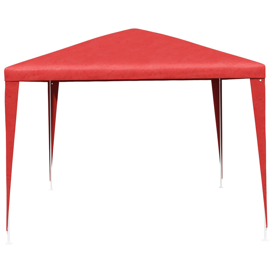 Partytent Rood 400 x 300 x 255 cm PE en staal