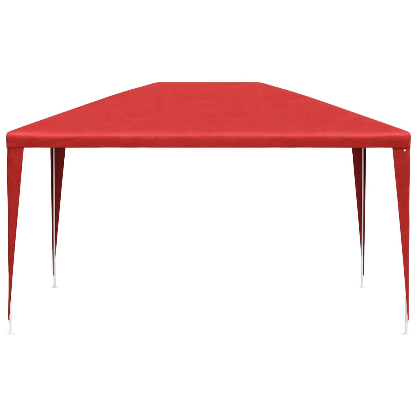 Partytent Rood 400 x 300 x 255 cm PE en staal