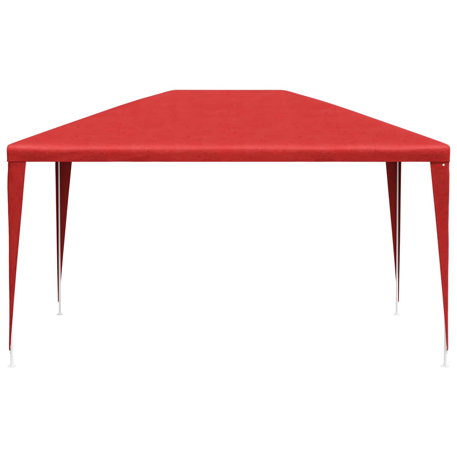 Partytent Rood 400 x 300 x 255 cm PE en staal