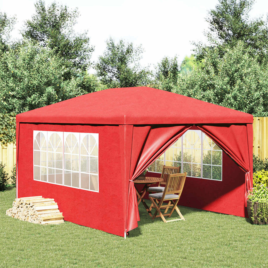 Partytent met Wand Rood 400 x 300 x 255 cm