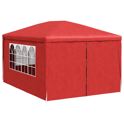 Partytent met Wand Rood 400 x 300 x 255 cm