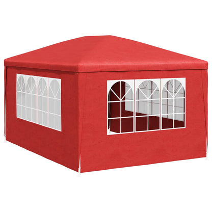 Partytent met Wand Rood 400 x 300 x 255 cm