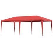 Partytent 600x300x255 cm rood PE staal