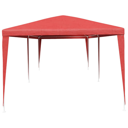Partytent Rood 600 x 300 x 255 cm PE en staal