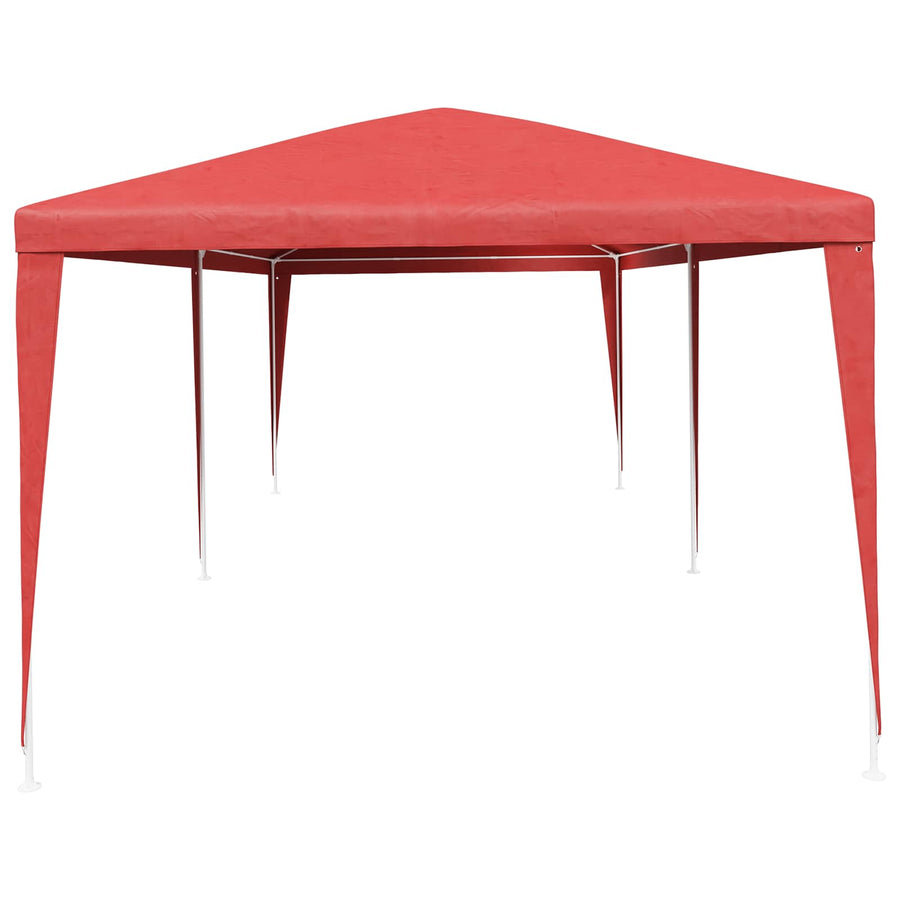 Partytent Rood 600 x 300 x 255 cm PE en staal