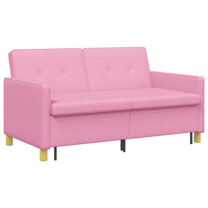 Uittrekbare Slaapbank Roze Stof